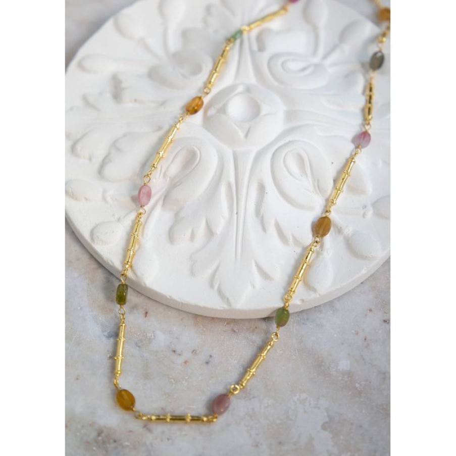 Bijoux Trudeau | Collier En Vermeil Et Tourmalines Calypso