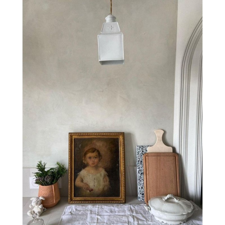 Luminaires Trudeau | Baladeuse En Porcelaine Blanche Paris