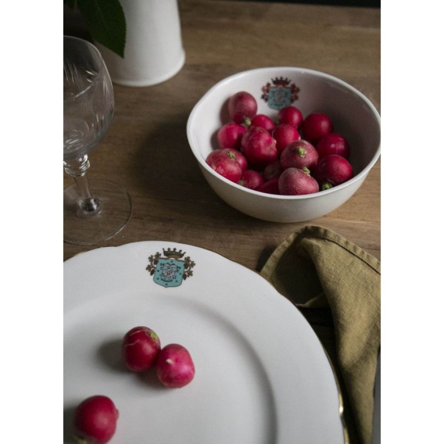 Arts De La Table Trudeau | Grand Bol Mimi Thorisson X Alix D. Reynis En Porcelaine Blanche