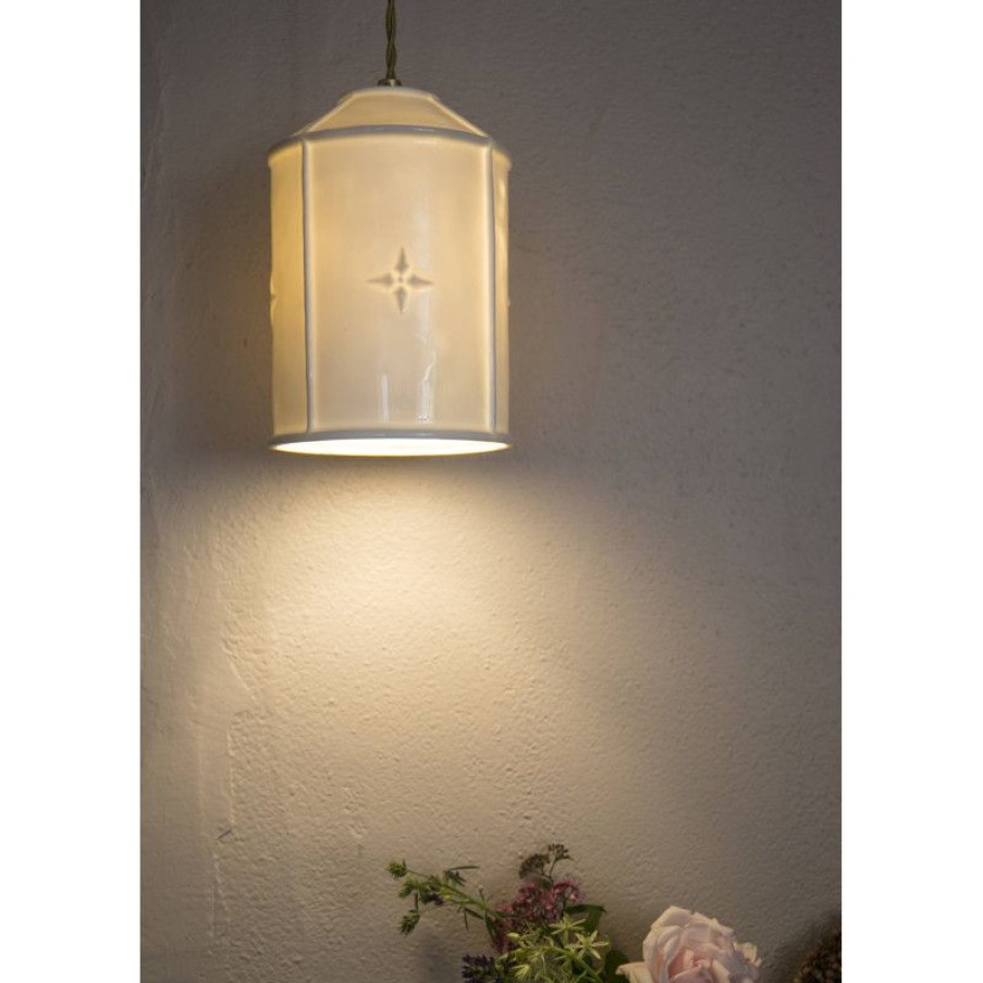 Luminaires Trudeau | Suspension En Porcelaine Blanche Lutece