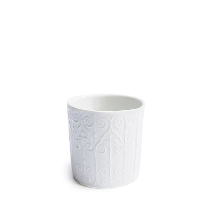 Arts De La Table Trudeau | Timbale A The Tuileries En Porcelaine Blanche