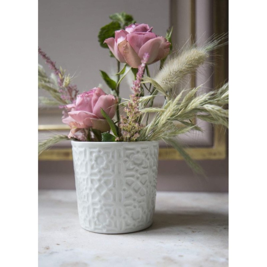 Arts De La Table Trudeau | Timbale A The Ispahan En Porcelaine Blanche