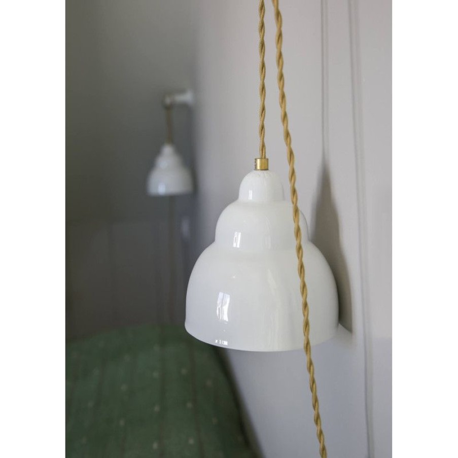 Luminaires Trudeau | Baladeuse En Porcelaine Blanche Sultan