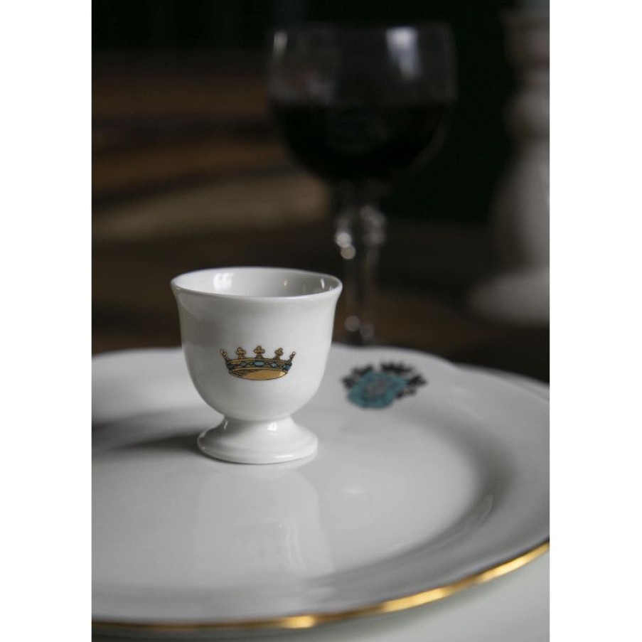 Arts De La Table Trudeau | Coquetier Mimi Thorisson X Alix D. Reynis En Porcelaine Blanche