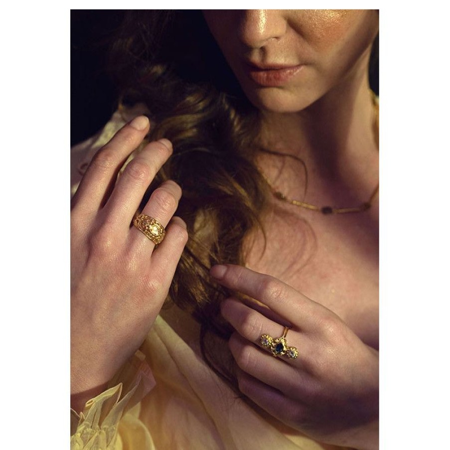 Bijoux Trudeau | Bague En Vermeil Et Citrine Danae