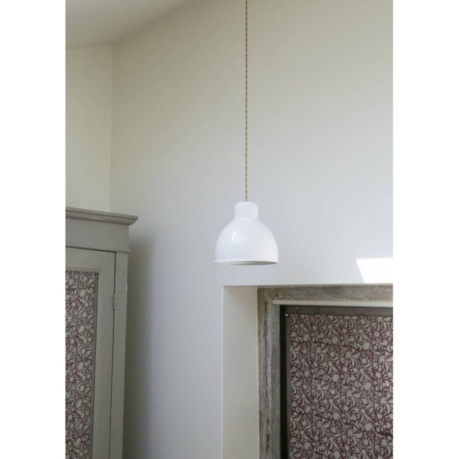 Luminaires Trudeau | Suspension En Porcelaine Blanche Paulette