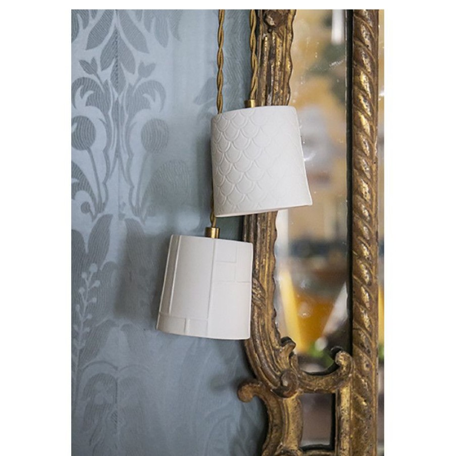 Luminaires Trudeau | Mini Baladeuse En Porcelaine Neptune