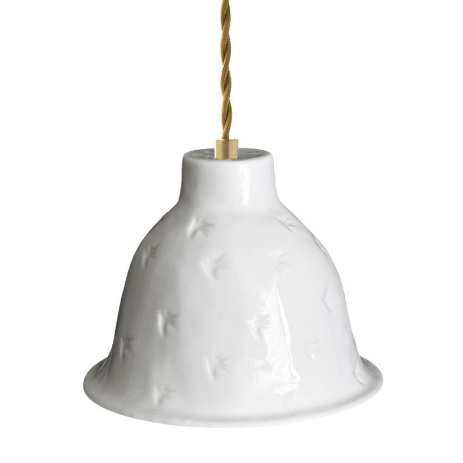 Luminaires Trudeau | Suspension En Porcelaine Blanche Liberte