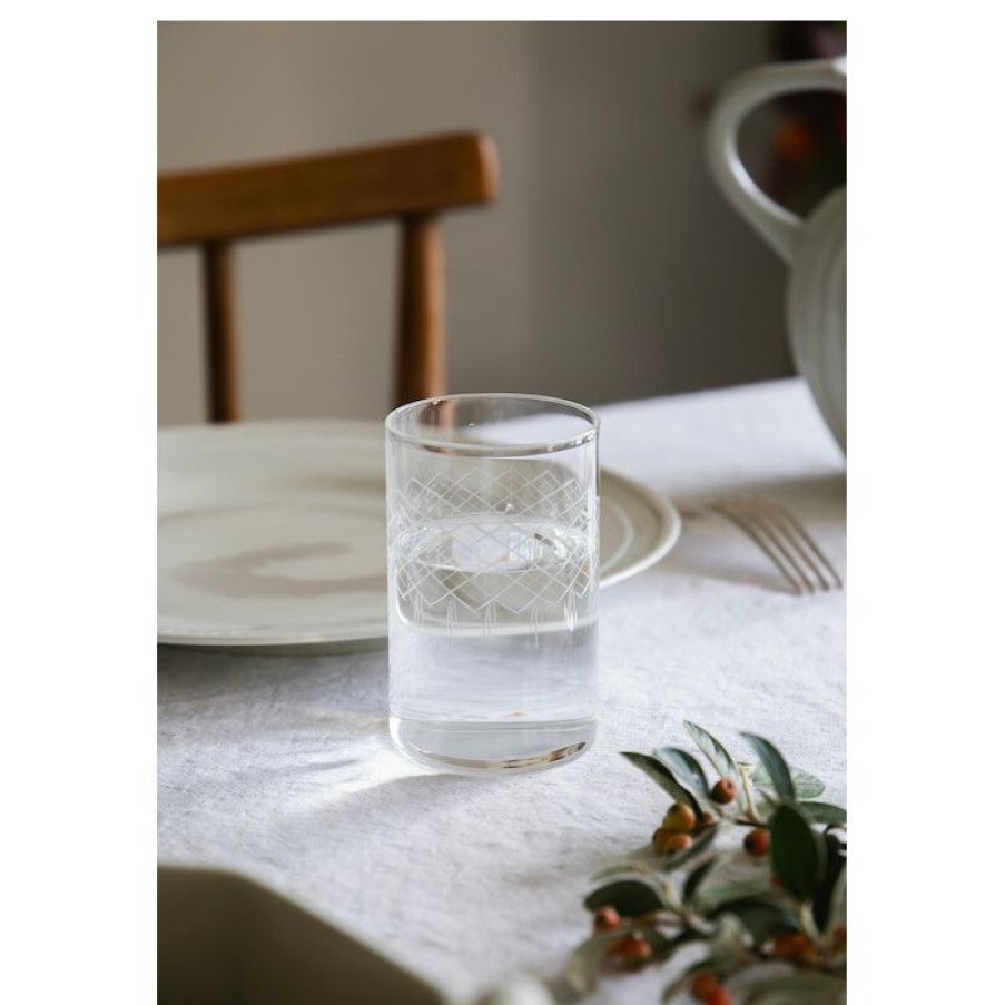 Arts De La Table Trudeau | Verres A Eau Losanges X6