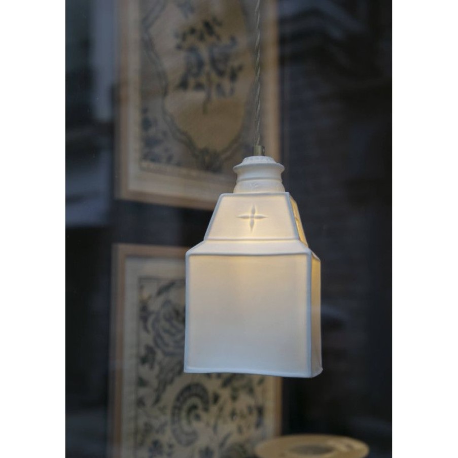 Luminaires Trudeau | Suspension En Porcelaine Blanche Paris