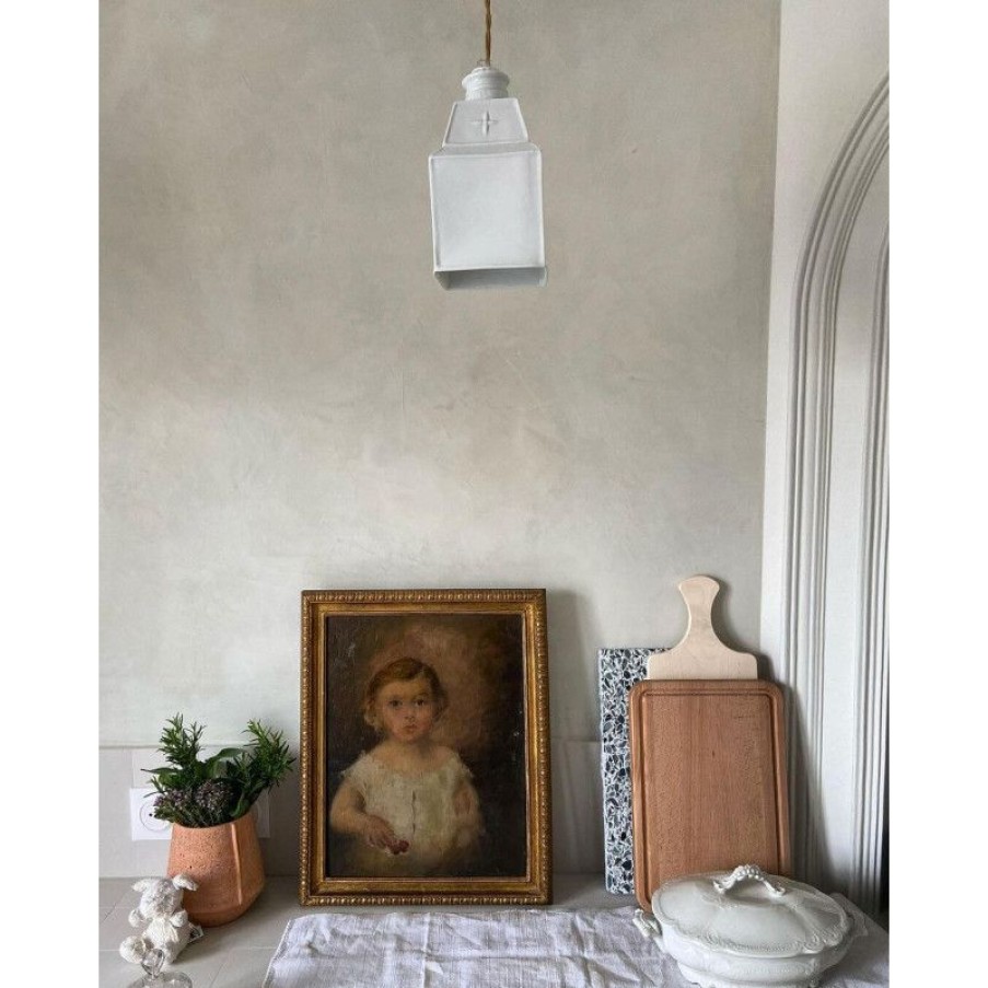 Luminaires Trudeau | Suspension En Porcelaine Blanche Paris