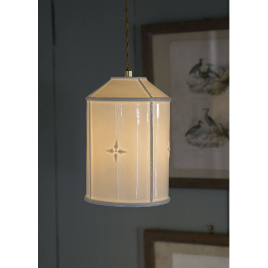 Luminaires Trudeau | Baladeuse En Porcelaine Blanche Lutece