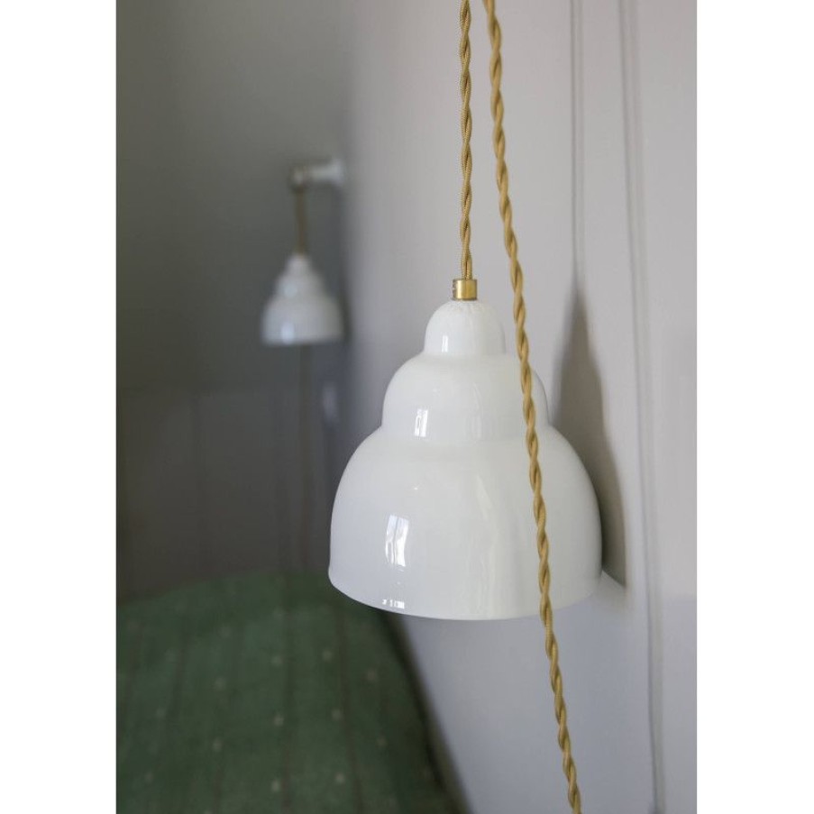 Luminaires Trudeau | Suspension En Porcelaine Blanche Sultan